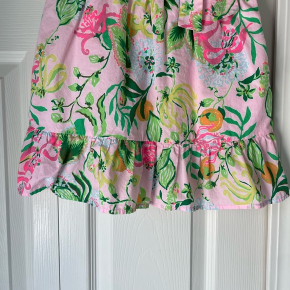 Lilly Pulitzer Girls Alexandra Cotton Dress Multi Via Amore Spritzer - Picture 4 of 10